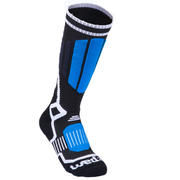 SKIJAŠKE ČARAPE 500 DJEČJE CRNO/PLAVE