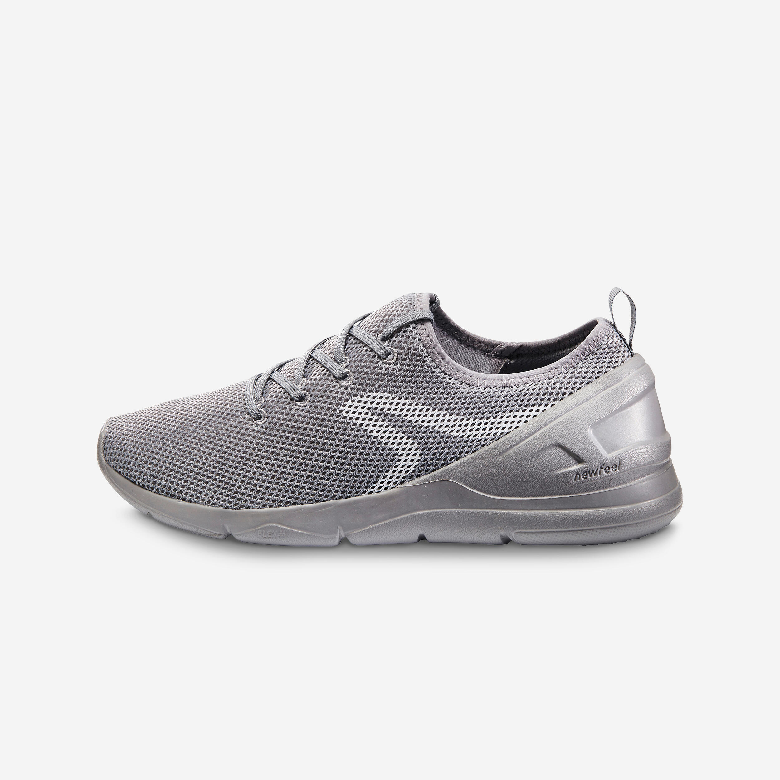 NEWFEEL Men's Urban Walking Shoes PW 100 - grey