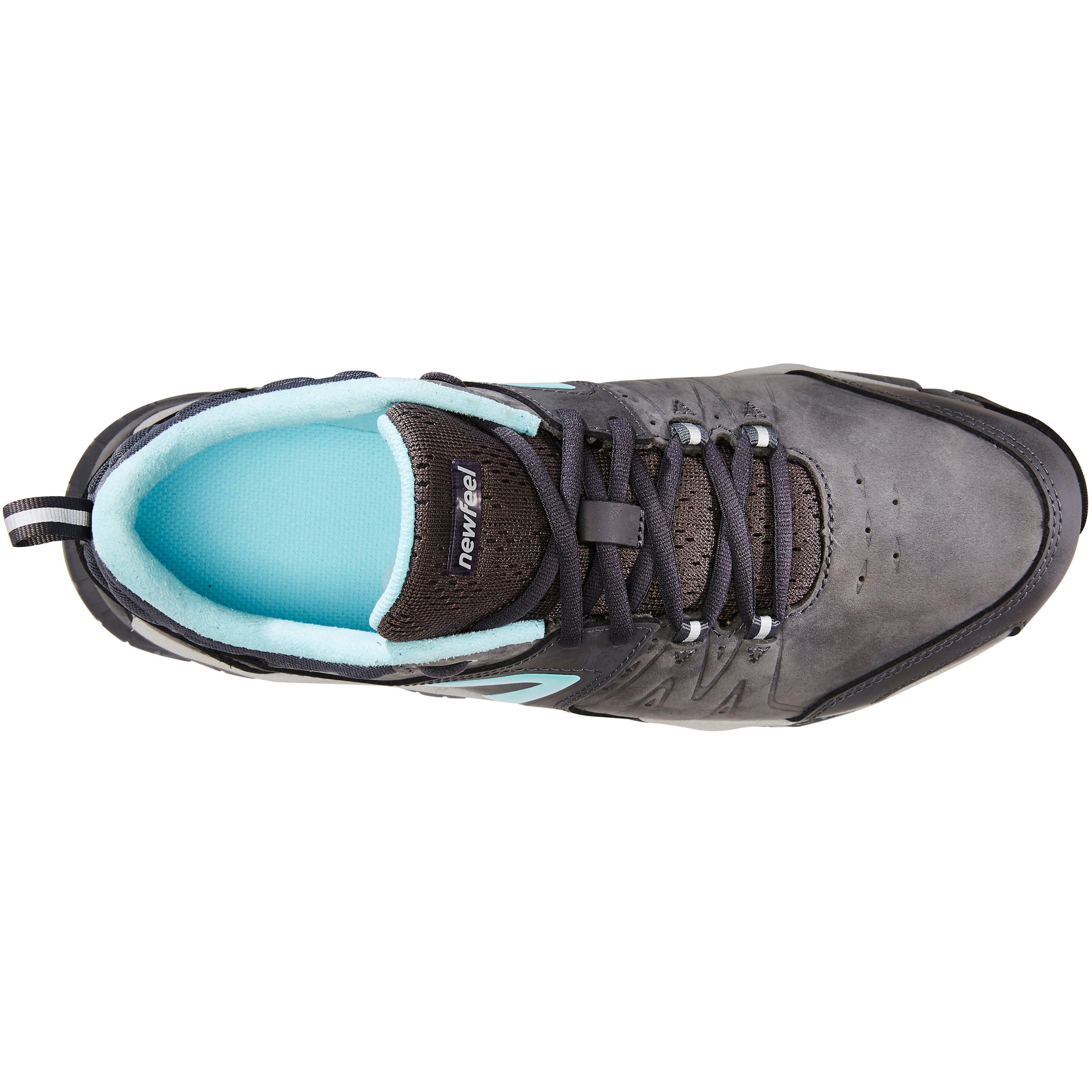 PW 940 Propulse Motion Women's Fitness Walking Shoes leather grey/blue 8/10
