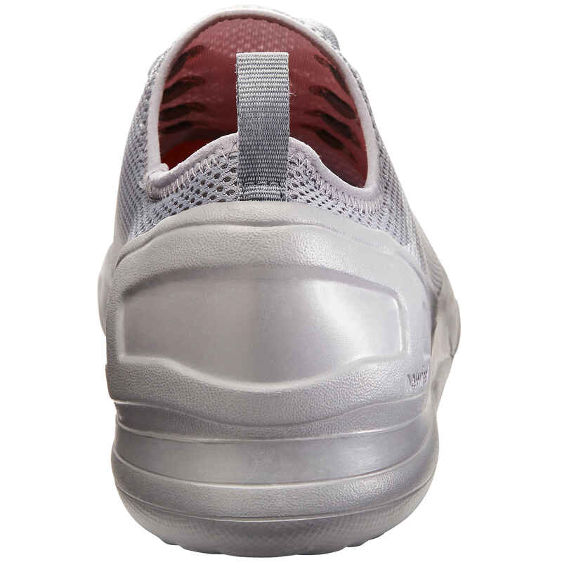 PW 100 Women's Urban Walking Shoes Dark Grey Decathlon