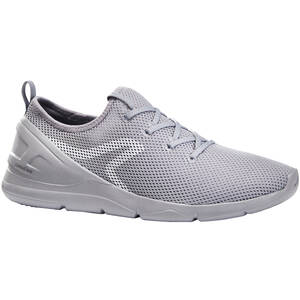 PW 100 Men Walking Shoes - Breathable Mesh, Lightweight, Flex-H Grooves - Grey