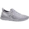 PW 100 Men Walking Shoes - Breathable Mesh, Lightweight, Flex-H Grooves - Grey