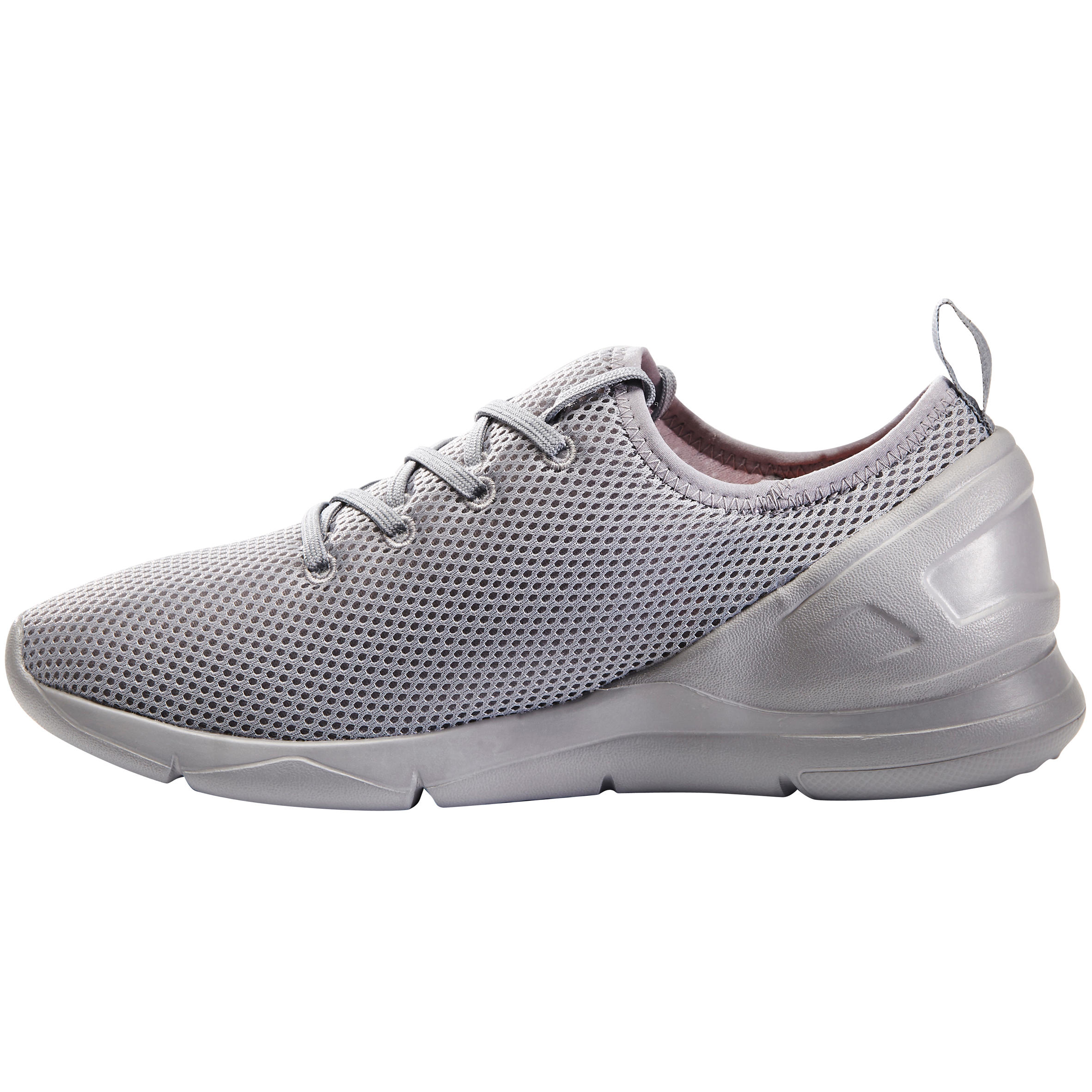 Chaussures marche urbaine femme PW 100 gris fonc Decathlon