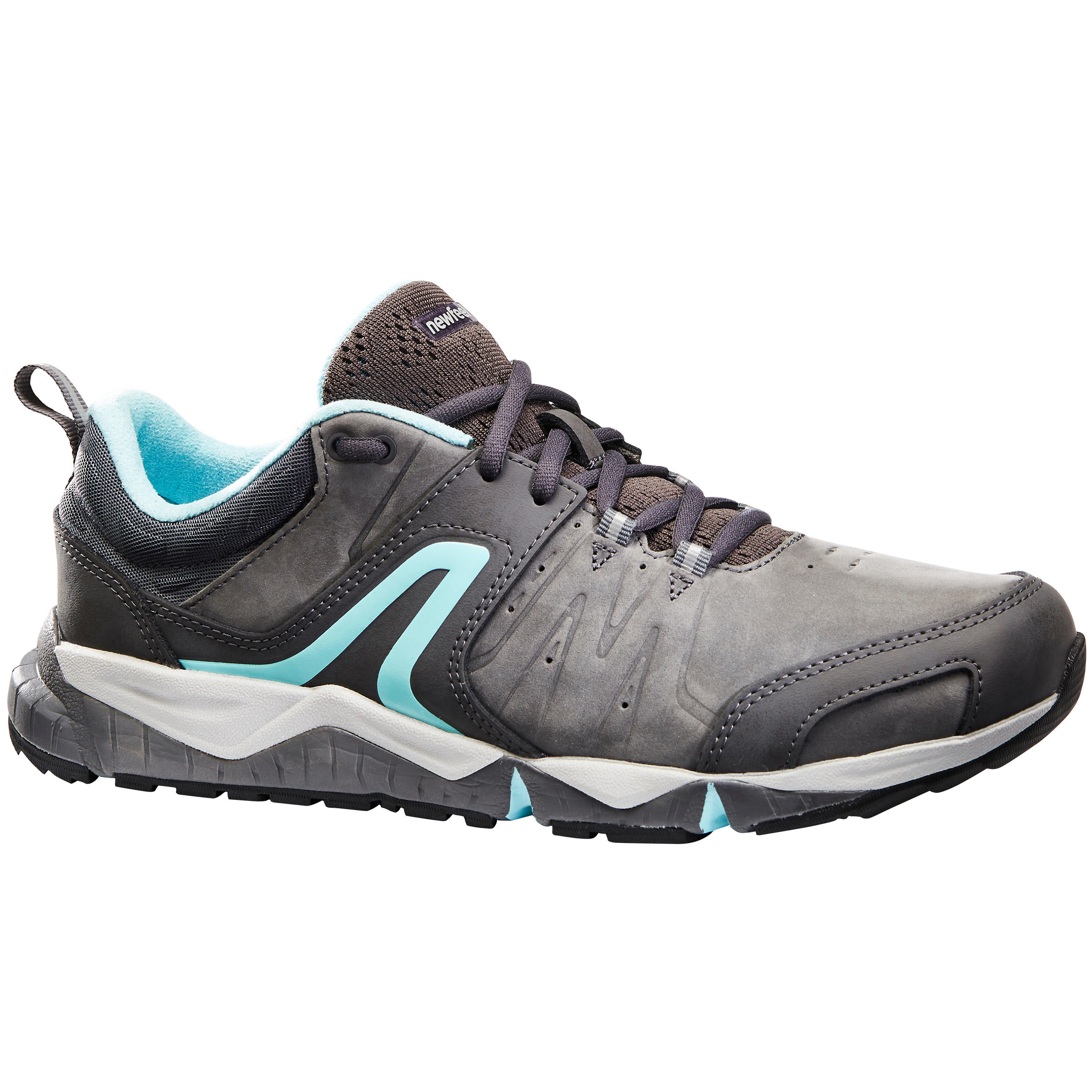 PW 940 Propulse Motion Women's Fitness Walking Shoes leather grey/blue 1/10