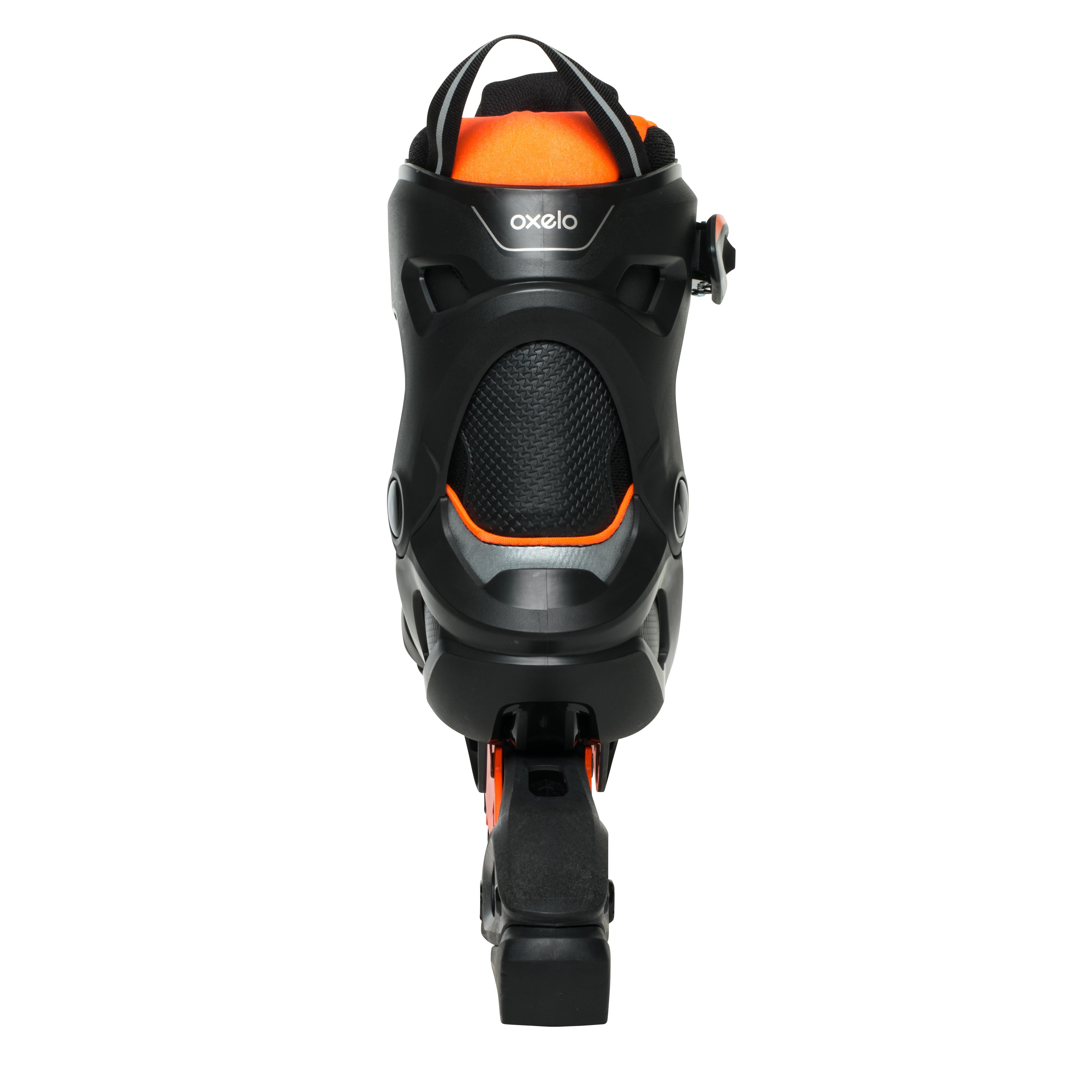 Ролики для фитнеса мужские светло-оранжевые FIT500 OXELO