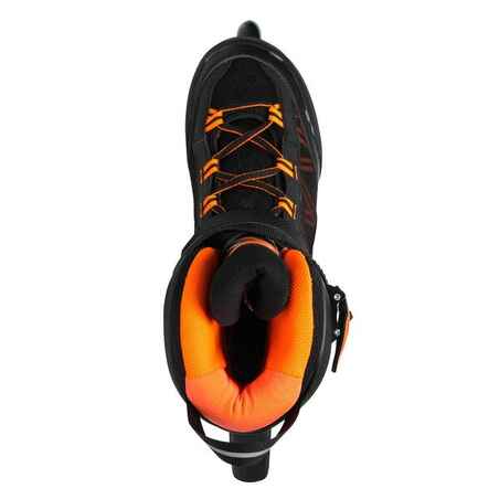 Adult Inline Fitness Skates FIT500 - Acid Orange