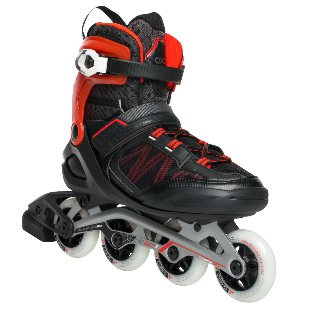 FIT500 Inline Fitness Skates - Techno Red
