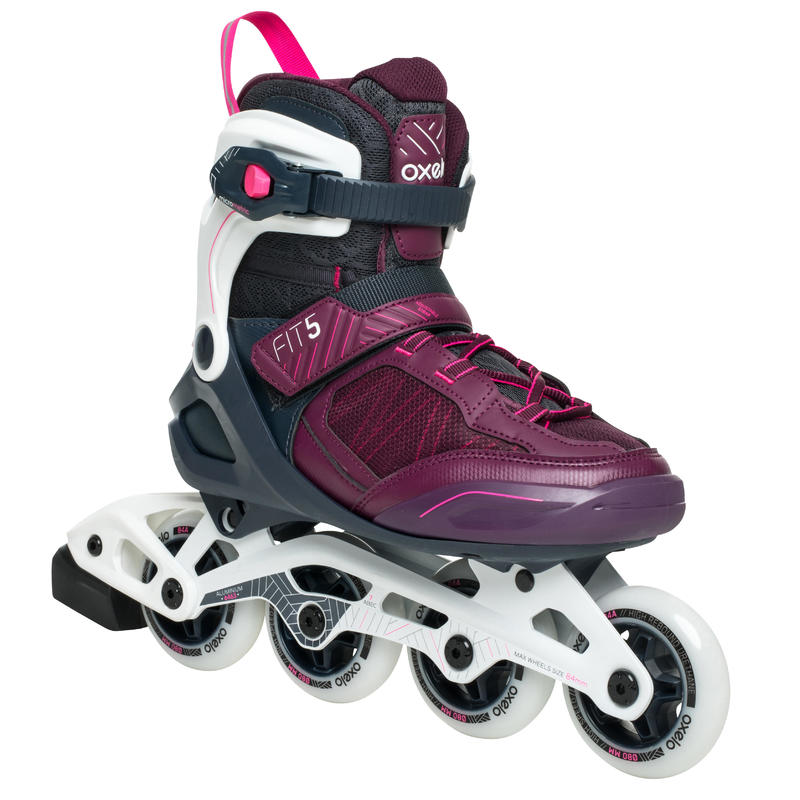 Patins à roues alignées pour femme FIT500 Urbain Prune Patins à roues alignées pour femme FIT500 Urbain Prune