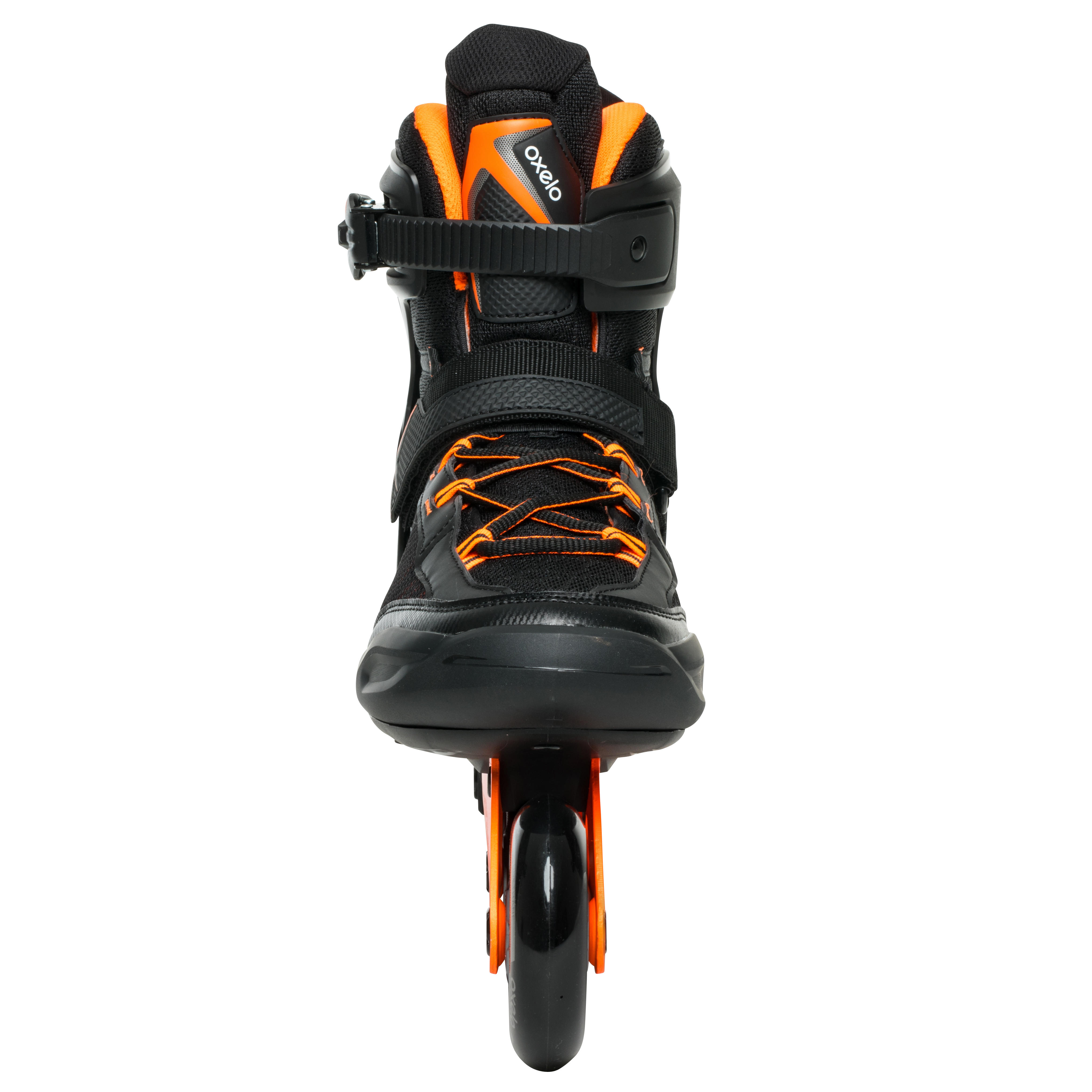 Ролики для фитнеса мужские светло-оранжевые FIT500 OXELO