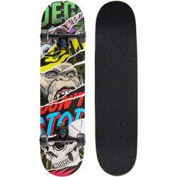 Skateboard voor kinderen van 8 tot 12 jaar Mid 500 Monkey