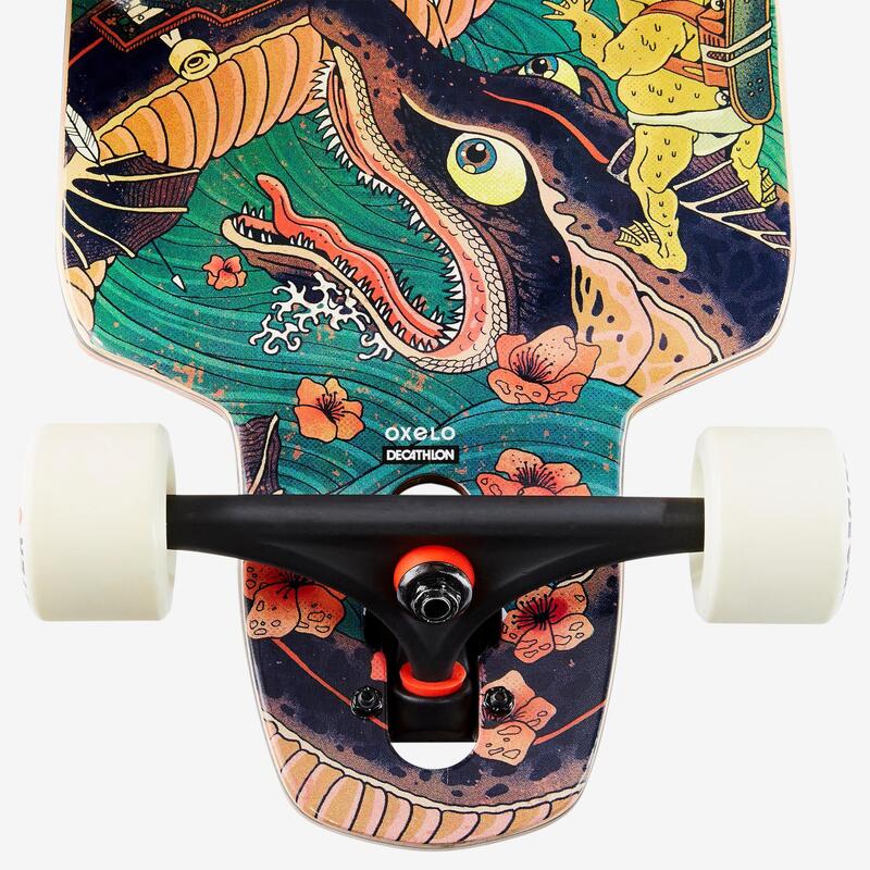 Deskorolka longboard Oxelo Free 520 Japan