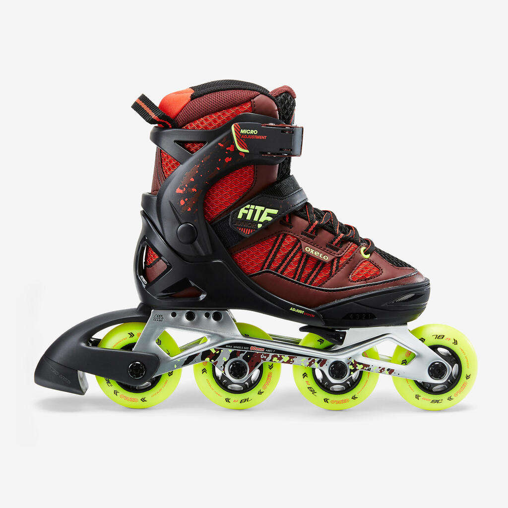 Inline Skates Inliner Fitness FIT 5 Kinder gelb