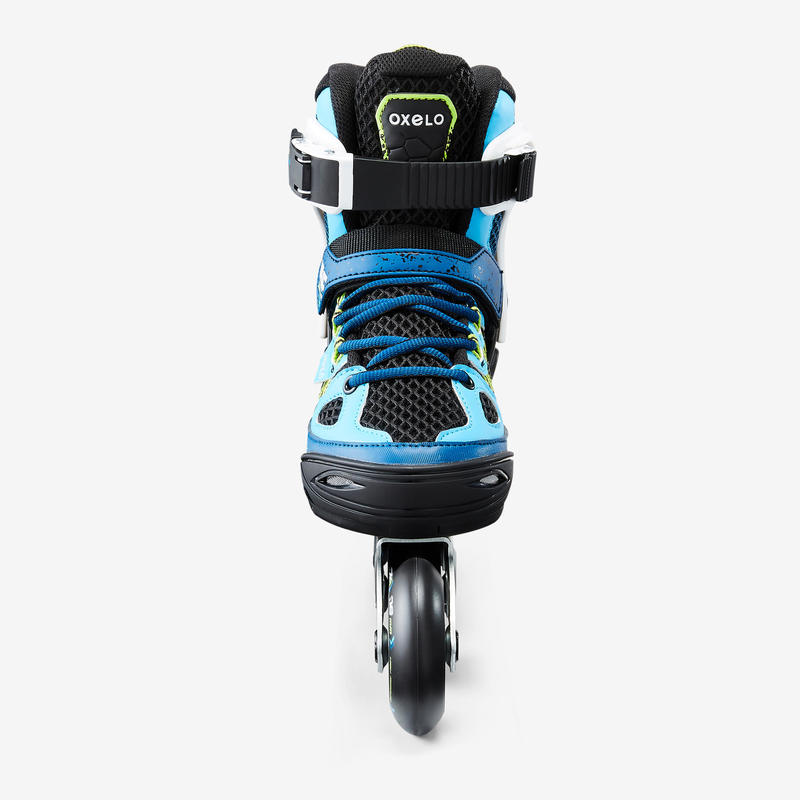 Inline Skates Inliner FIT 5 Kinder blau/weiß Decathlon