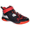 Basketbalová obuv Spider Lace pre pokročilé deti čierno-červená