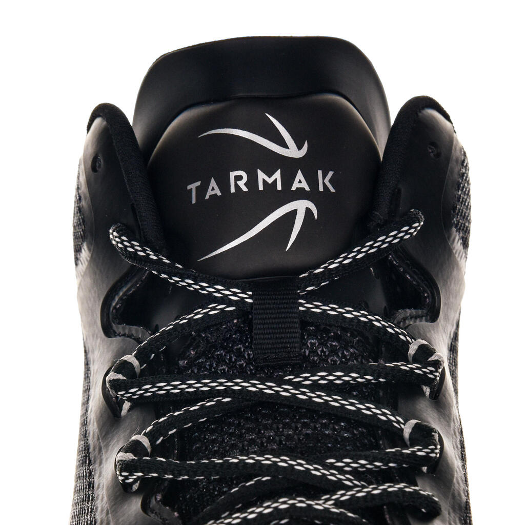 Basketballschuhe SC500 mid Herren/Damen grau/grün