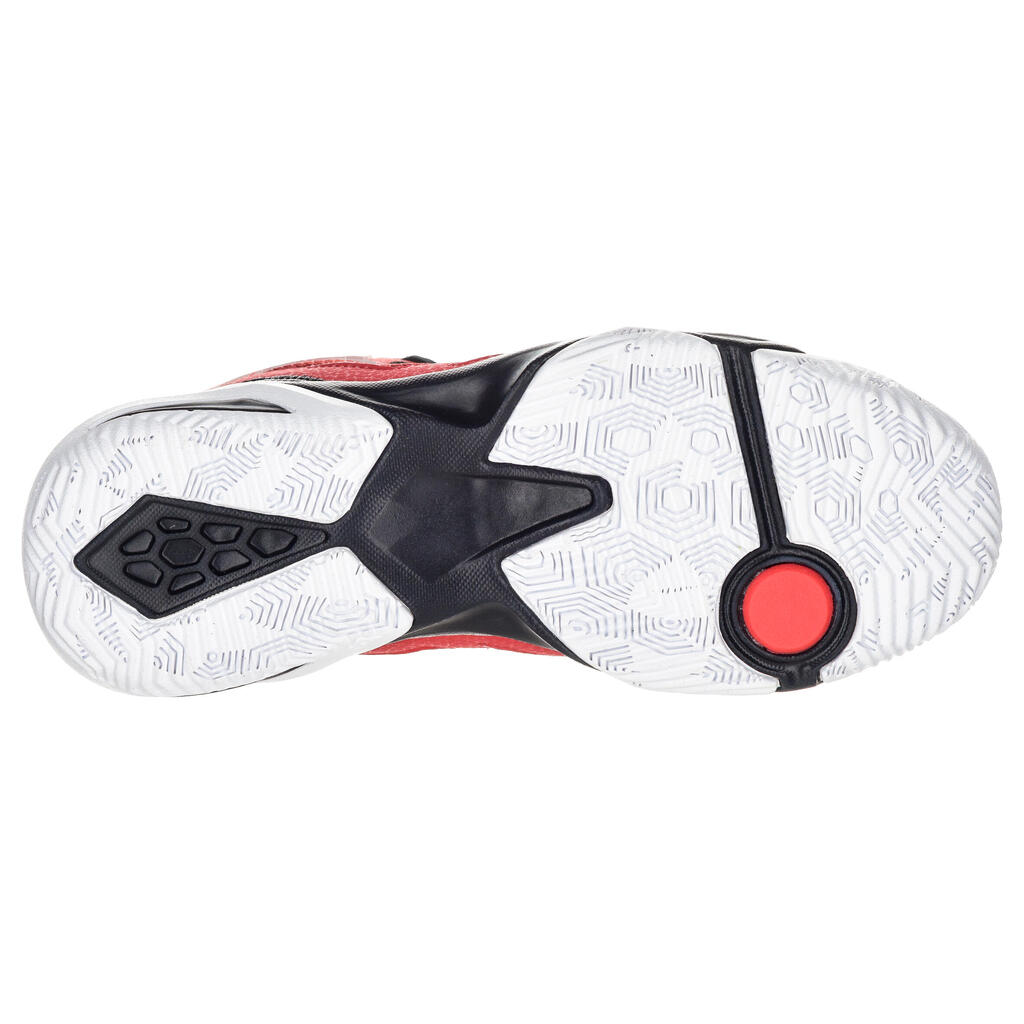 Basketballschuhe Shield 300 Fortgeschrittene Jungen/Mädchen rot/schwarz