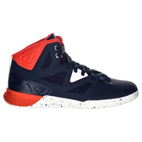 CHAUSSURE BASKETBALL DEBUTANT SHIELD 300 bleu/blanc/rouge