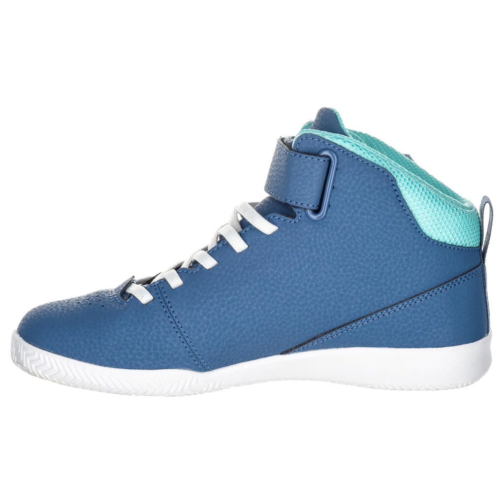Basketballschuhe SE100 Jungen/Mädchen Einsteiger schwarz/rot