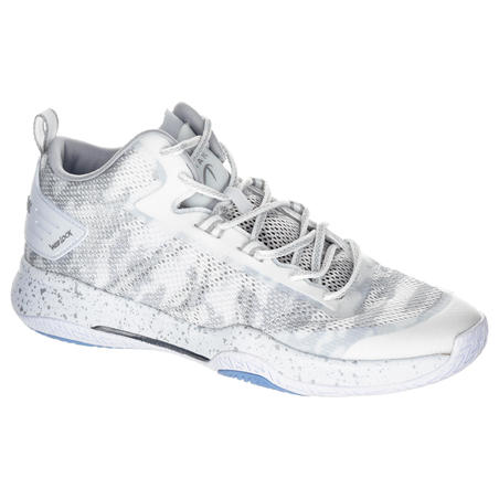 CHAUSSURE DE BASKETBALL HOMME SC500 MID BLANC