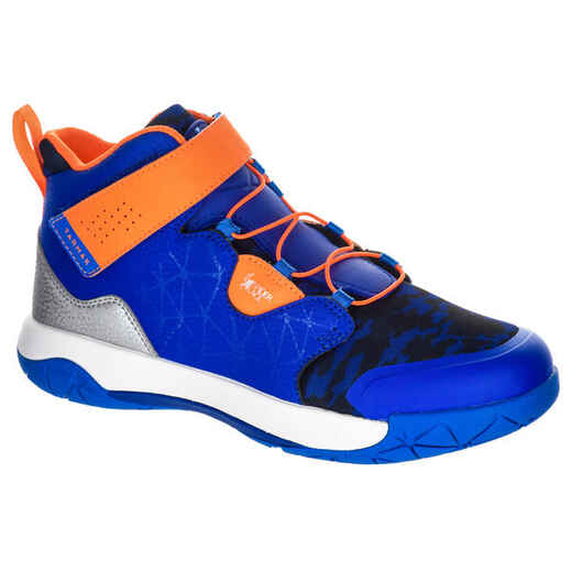 
      Basketbalová obuv Spider Lace pre pokročilých hráčov modro-oranžová
  