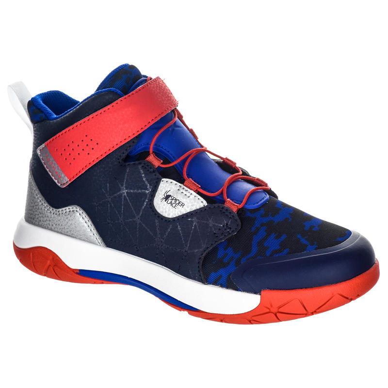 Spider Lace Boys' / Girls' Intermediate Basketball Shoes - Blue/Red ...