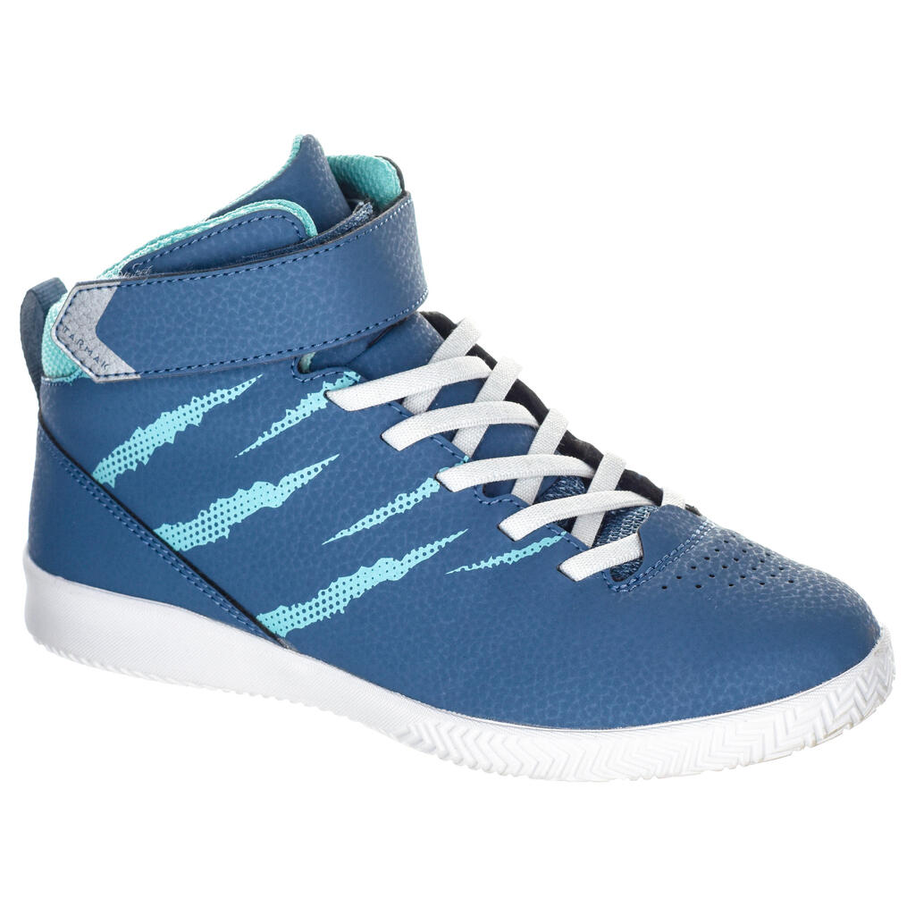 Basketballschuhe SE100 Jungen/Mädchen Einsteiger schwarz/rot