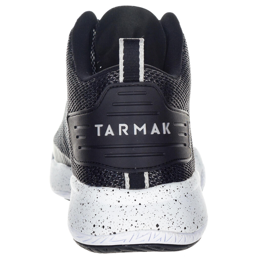 Basketballschuhe SC500 mid Herren/Damen grau/grün