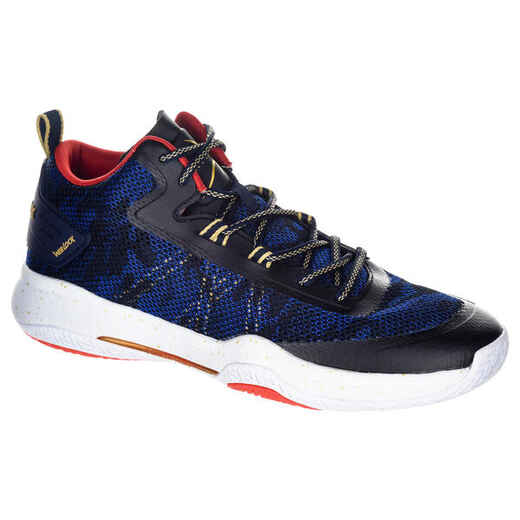 
      SC500 Adult Mid Basketball Shoes For Intermediate Players - Blue/Red/Orange
  