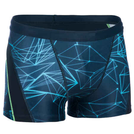 MEN'S STAB SWIM SHORTS-BLUE GREEN