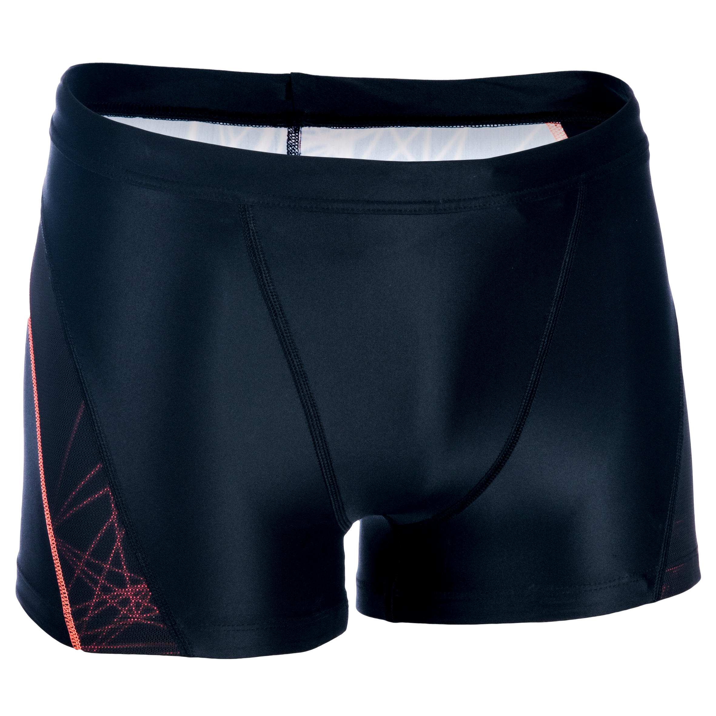 Nabaiji Zwemboxer Voor Heren 500 Stab Zwart Oranje nabaiji kopen in de aanbieding