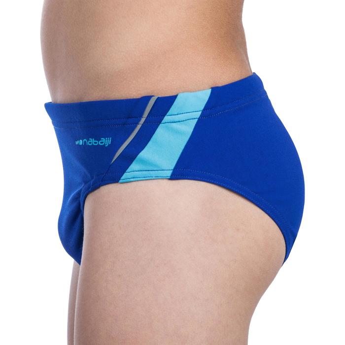 BaÑador De NataciÓn NiÑo Slip 900 Yoke Negro Verde Azul Nabaiji Decathlon