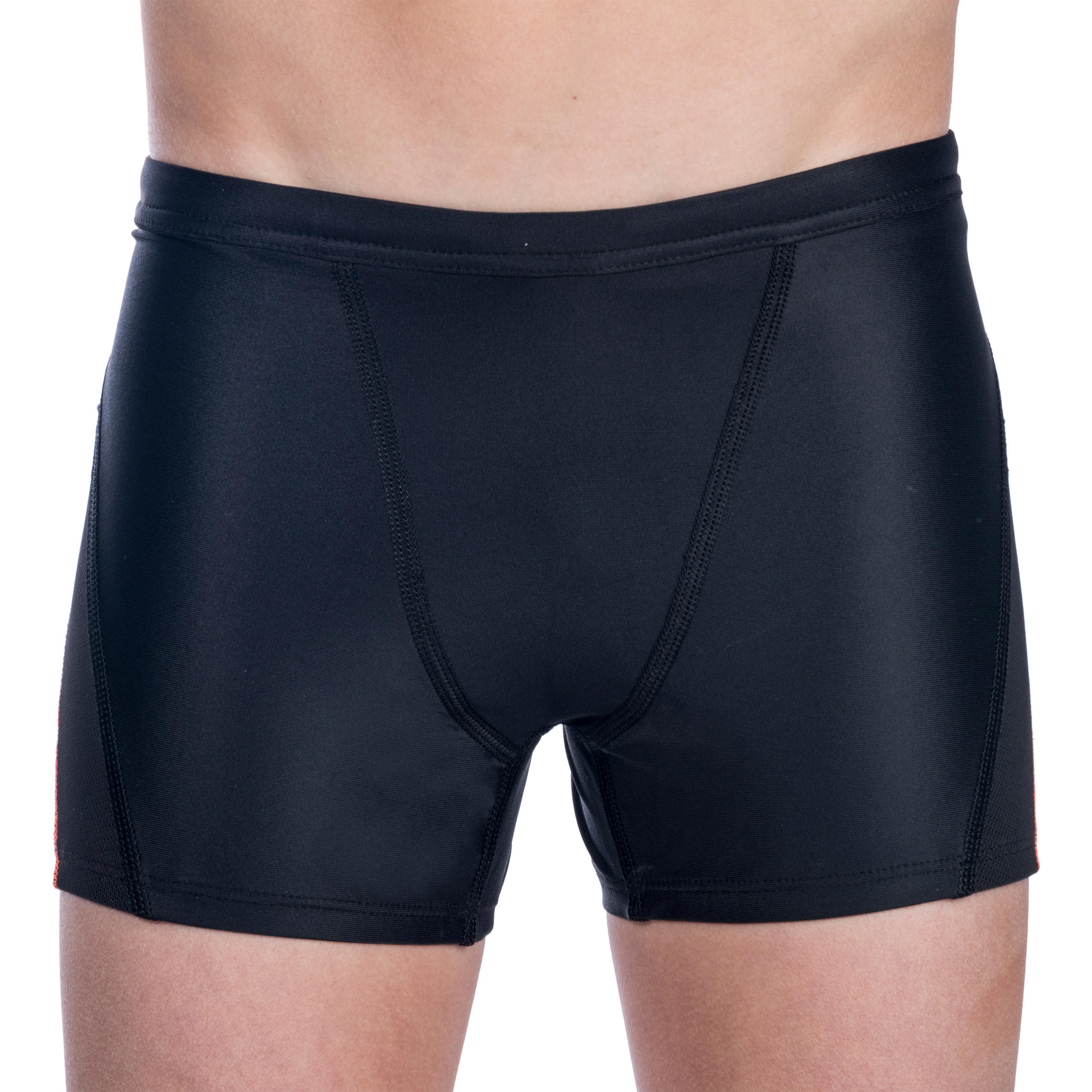 Bañador Piscina Nabaiji Bóxer Natación Negro 500 All Stel Niño HD2EW9YI