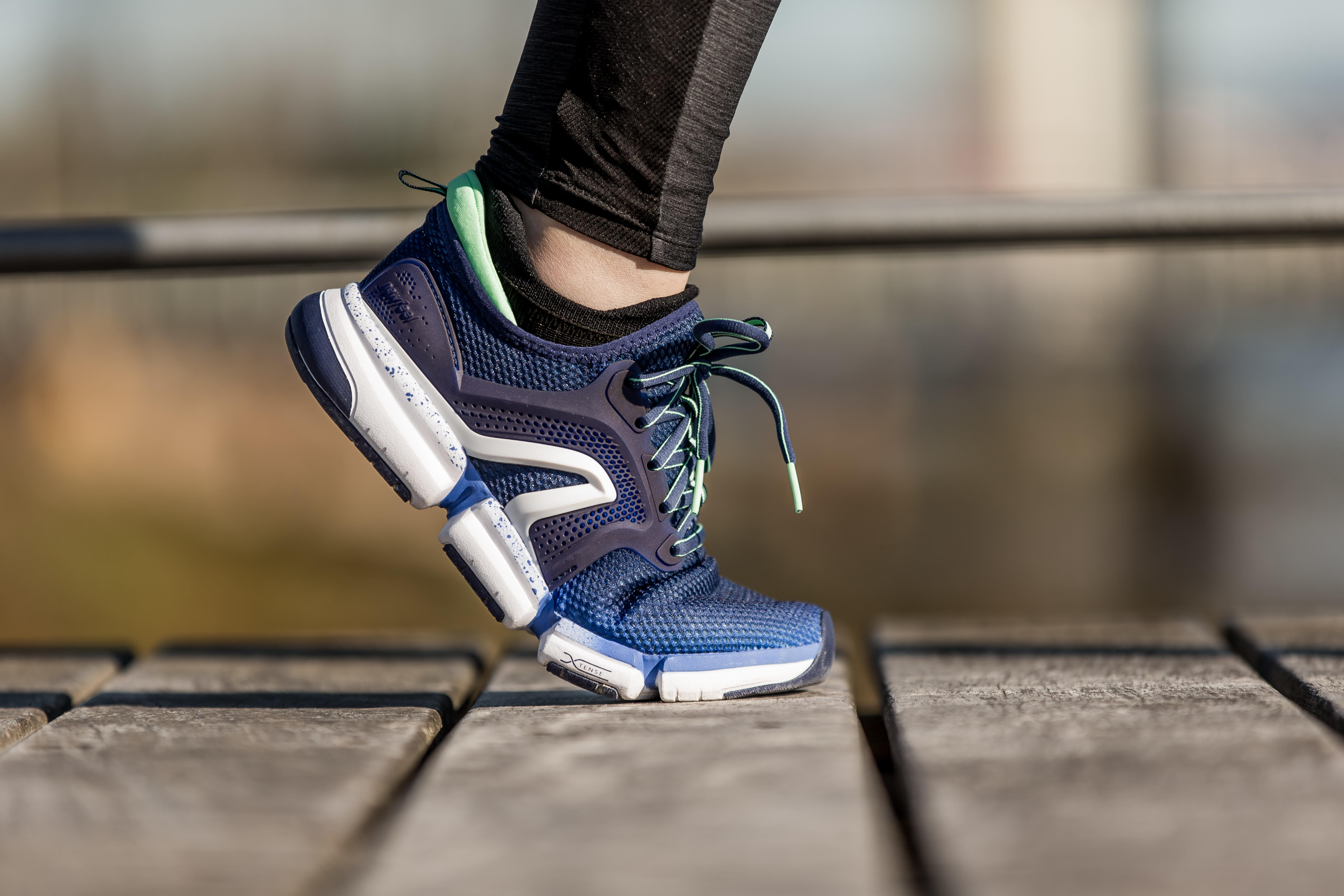 PW 590 Xtense Women's Fitness Walking Shoes - Blue/Green