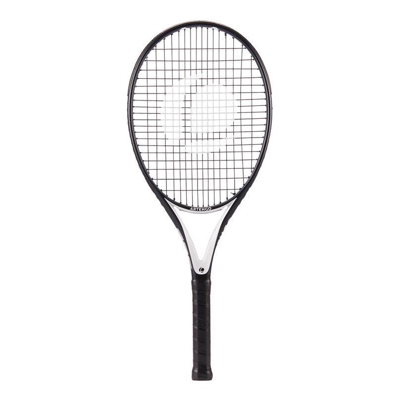 Tennisracket voor volwassenen TR500 oversized zwart wit
