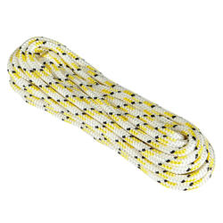 Cordage bateau Braidline 8mm x 10m blanc/jaune