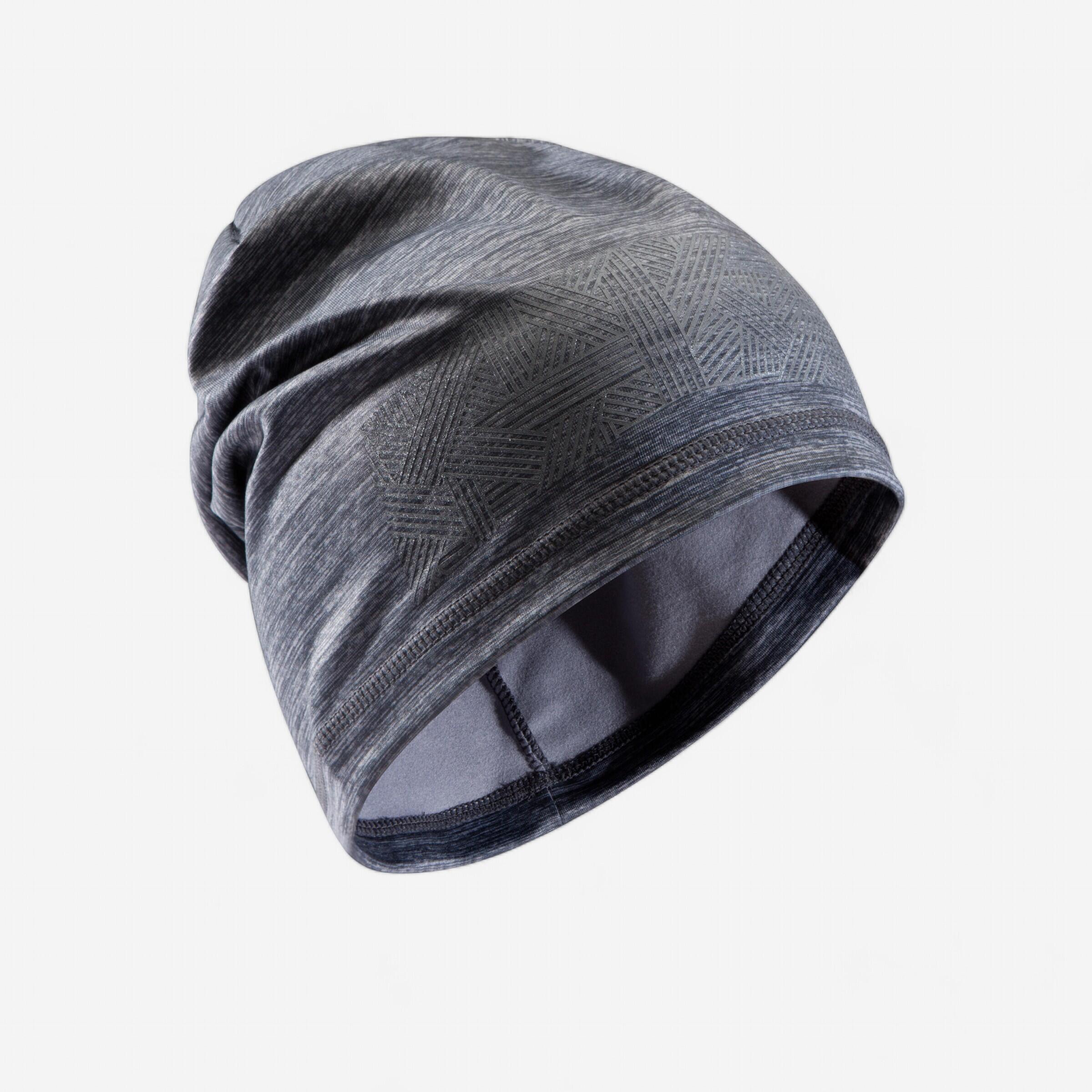Gorro de futebol keepdry 500 adulto cinzento mesclado