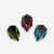 PACK DE 3 LOTS DE 3 PLUMES  STANDARD CHEVRON