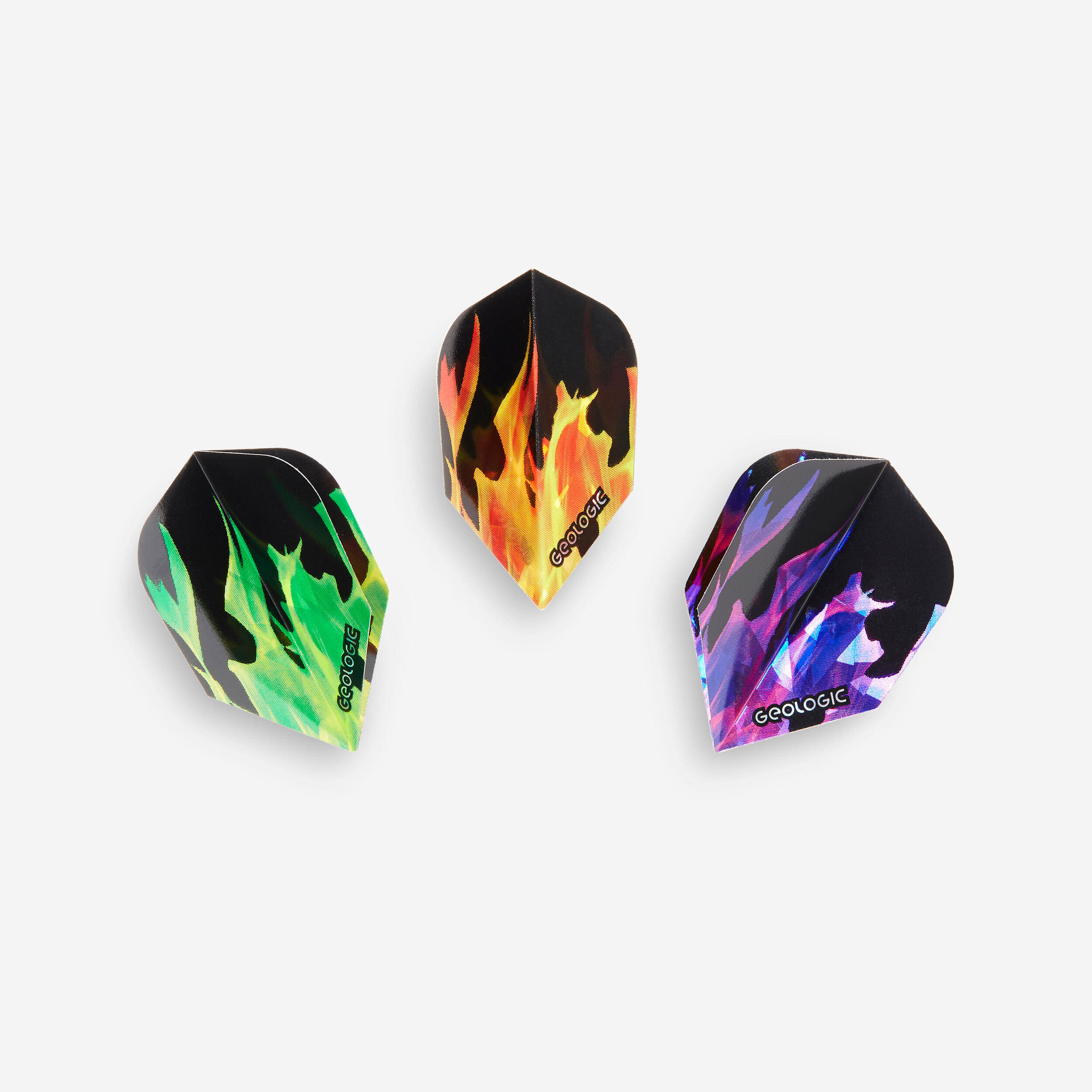 Darts Standard Flights or Feathers Pack of 9 Flames -  1