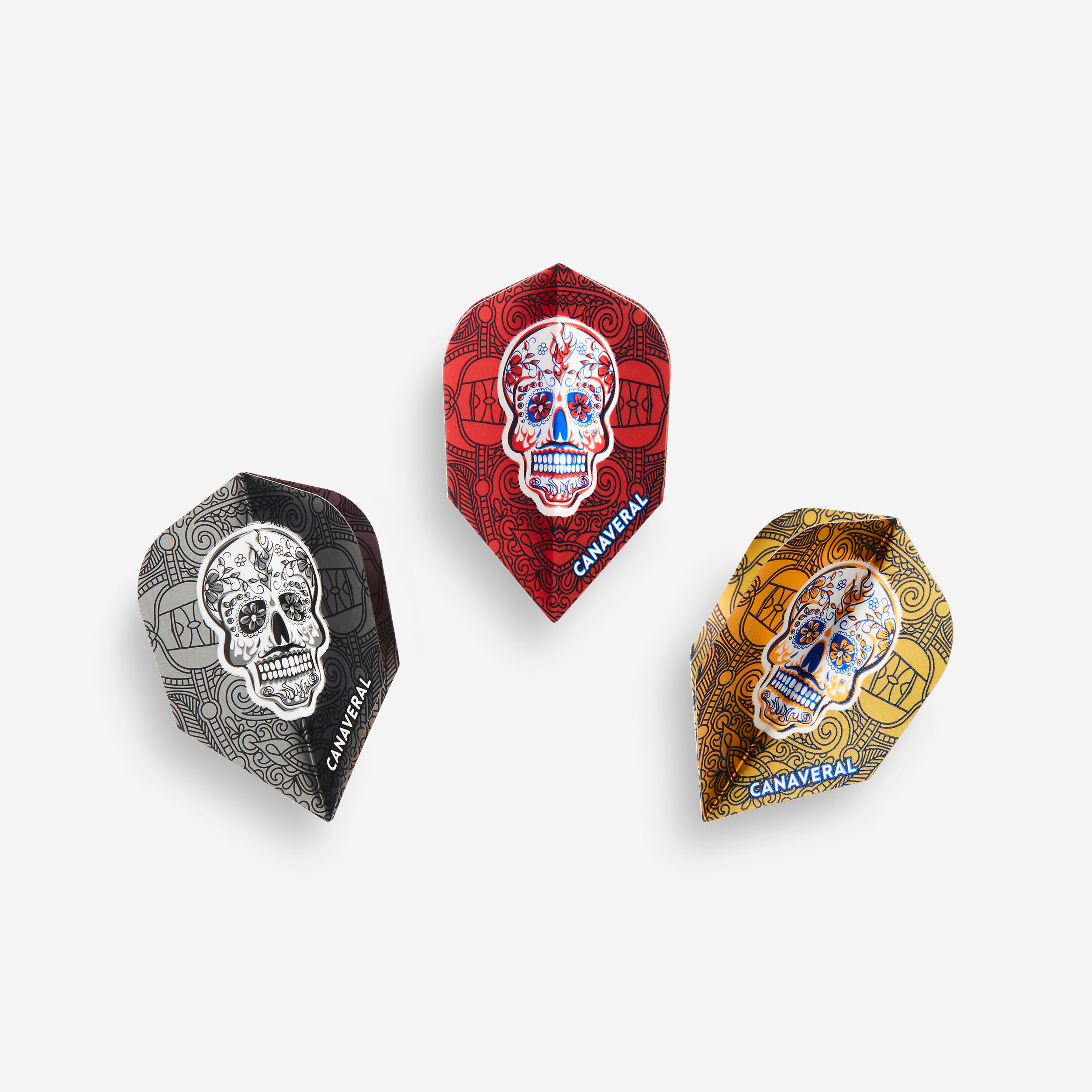 3 seturi a câte 3 pene standard skulls CANAVERAL Accesorii