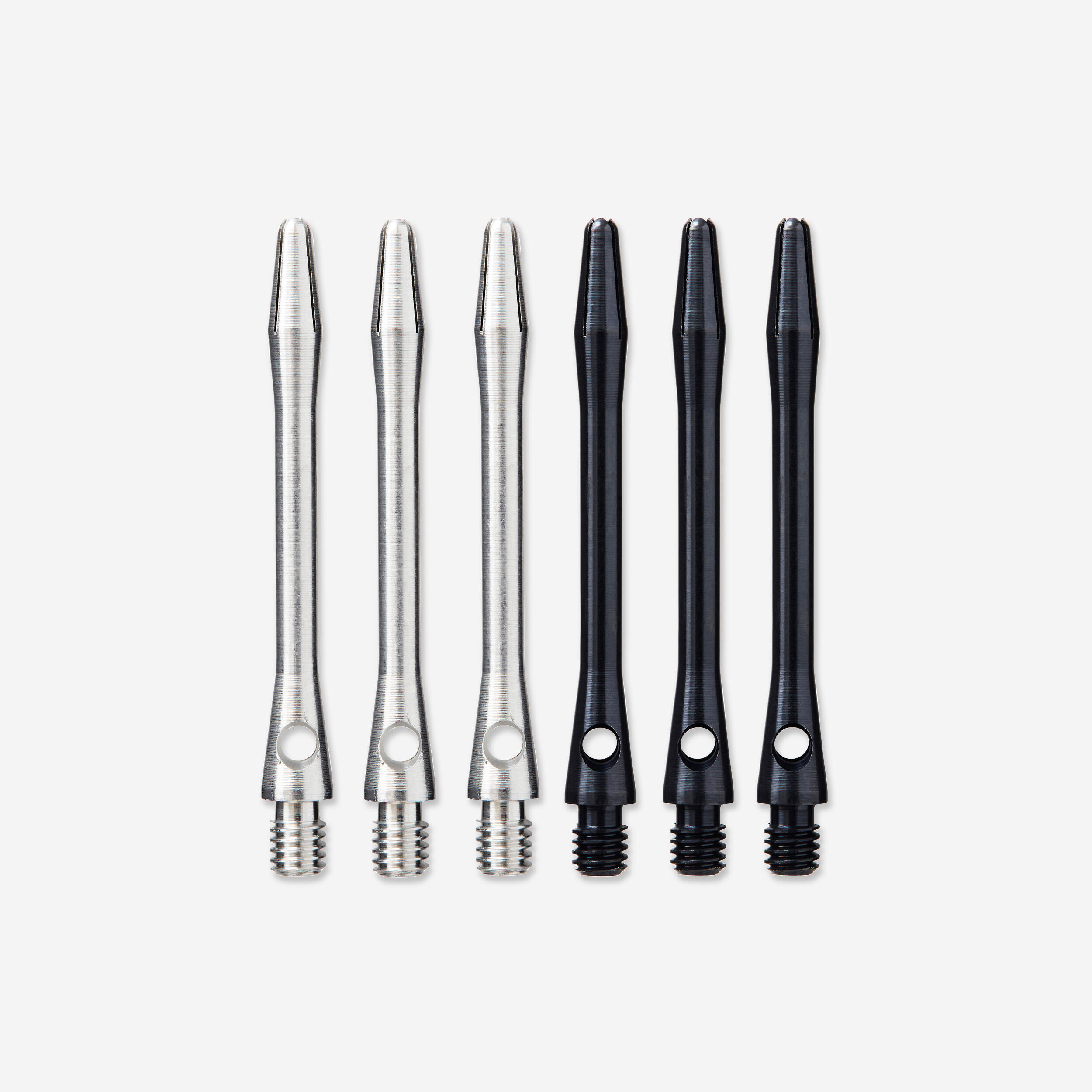 Batang Dart Aluminium Medium Shafts Isi 6 Pcs tampak depan