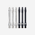 PACK DE 2 LOTS DE 3 TIGES ALUMINIUM MEDIUM