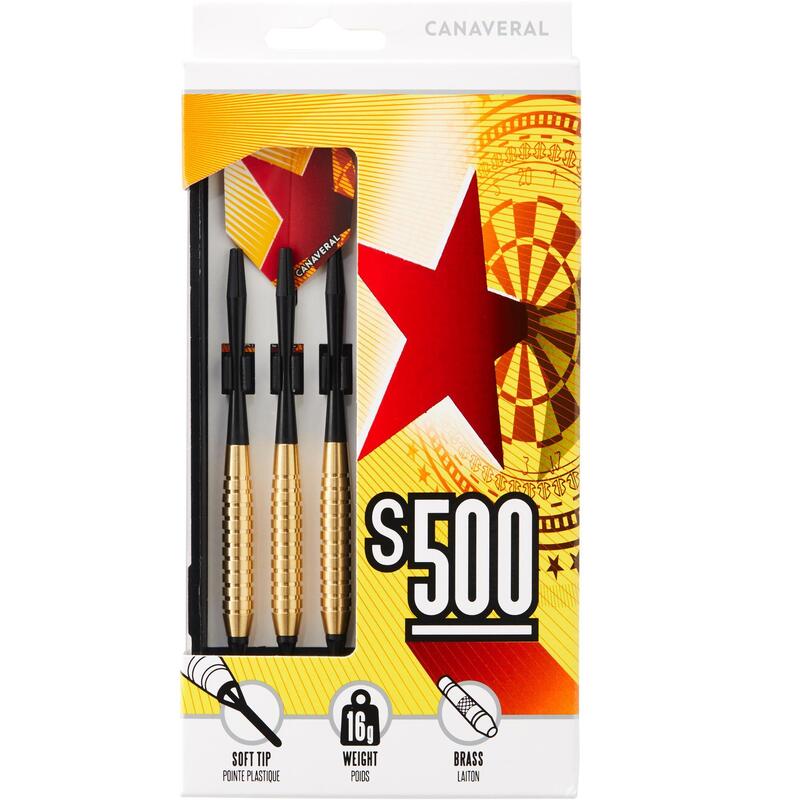 Săgeată S500 vârf plastic darts x3