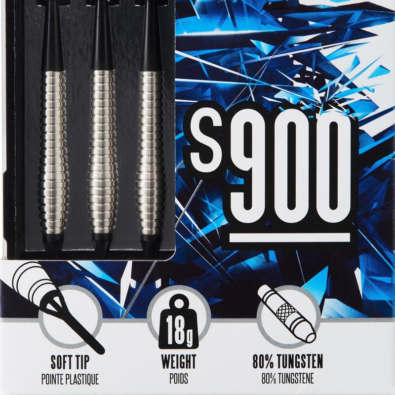 3 Lotki do darta S900 z plastikowym grotem