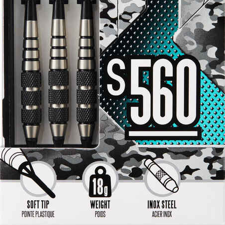 S560 Soft Tip Darts Tri-Pack