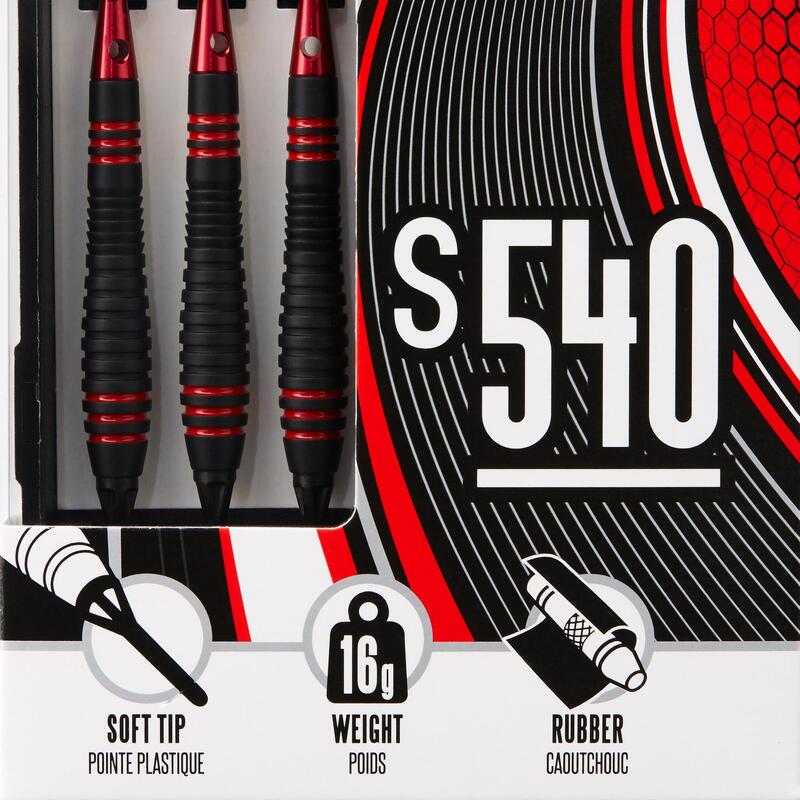 Săgeată S540 vârf plastic darts x3