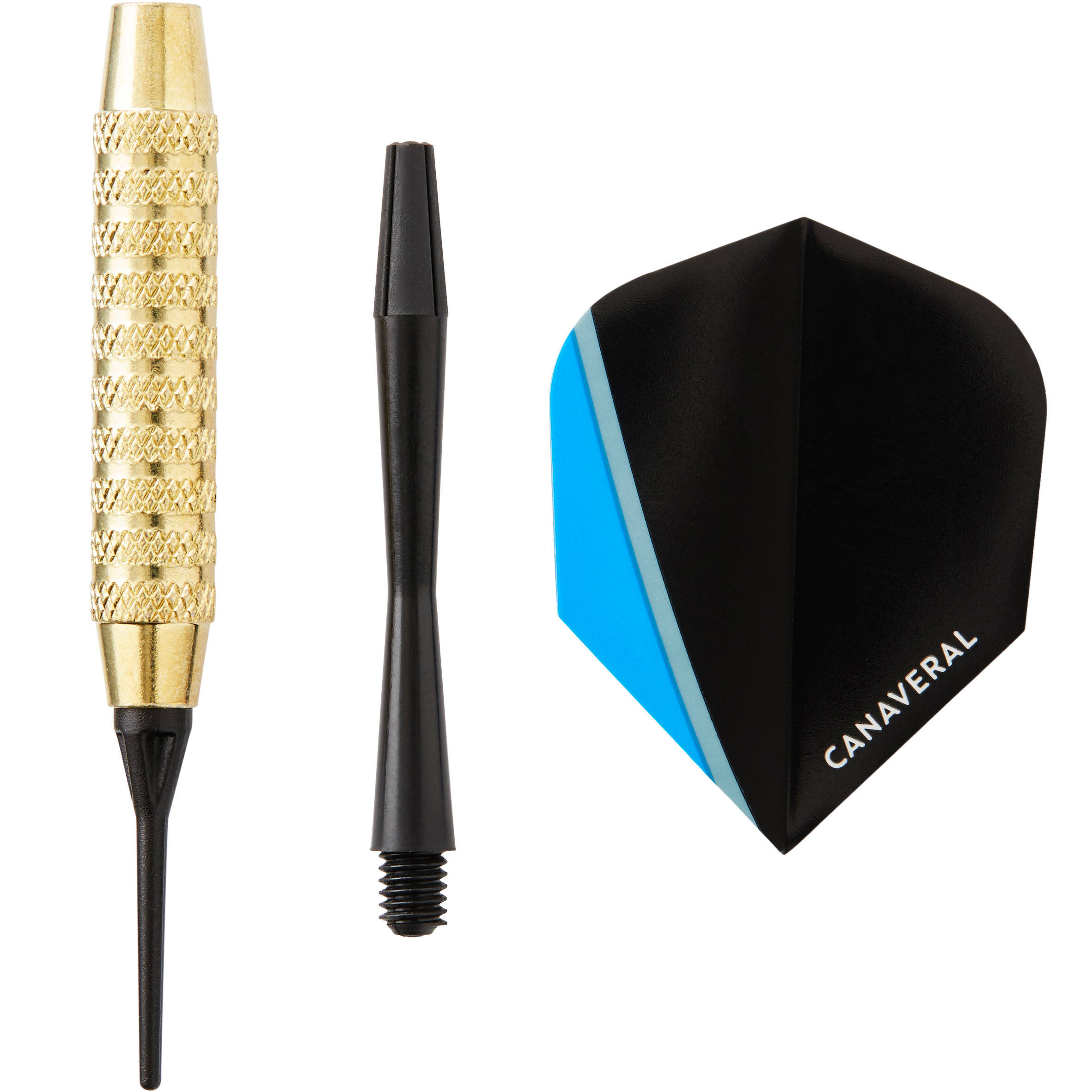 Darts Soft Tip S120 Pack of 3 Black and Blue -  3