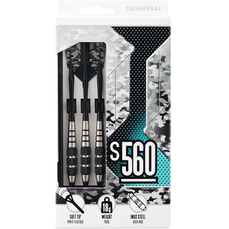 Săgeată S560 vârf plastic darts x3