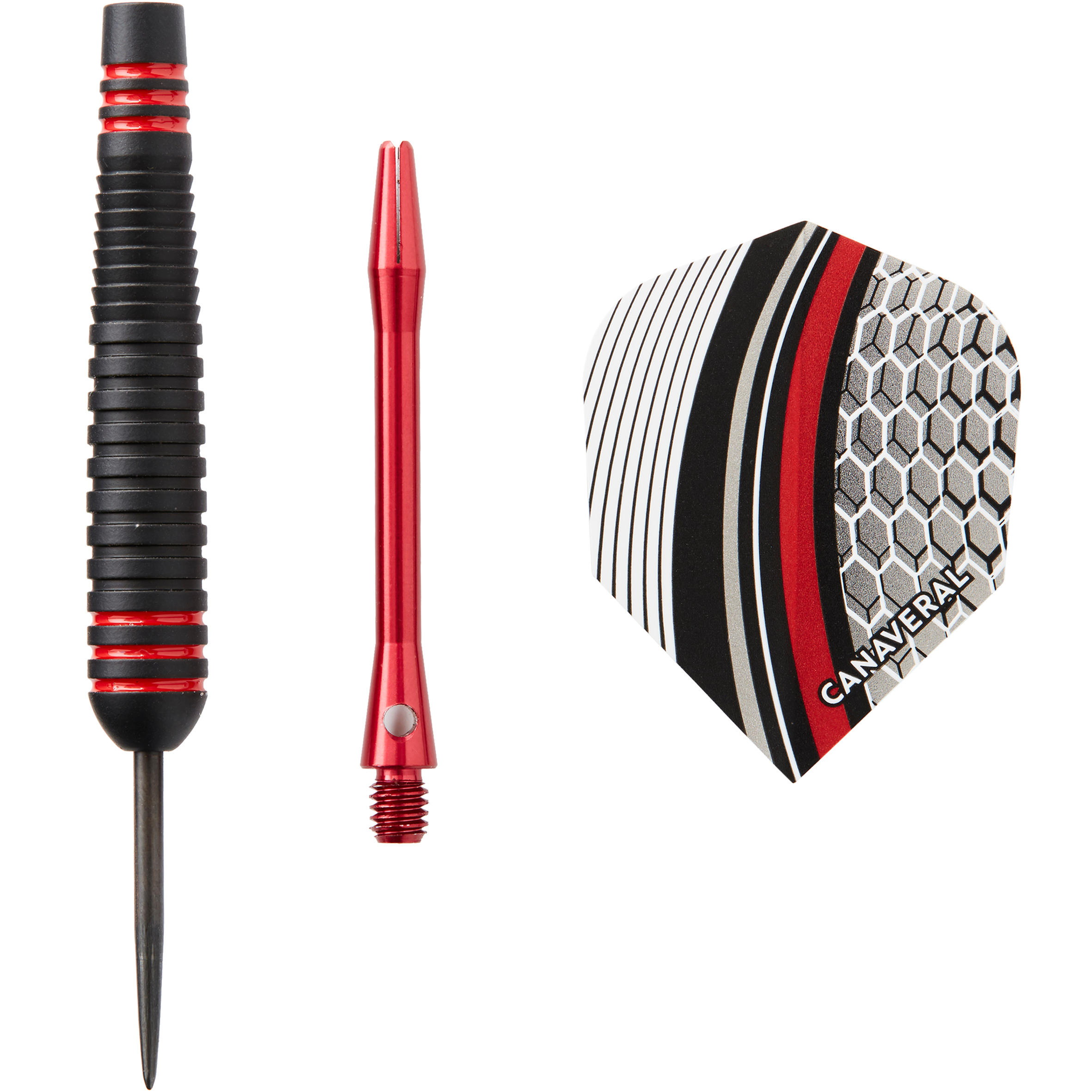 Steel Tip Darts T540 - Red/Black (Pack of 3)