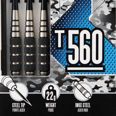 T560 Steel-Tipped Darts Tri-Pack
