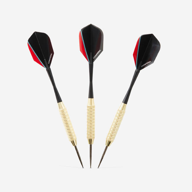 Steel Tip Darts T120 - Black/Red (Pack of 3)
